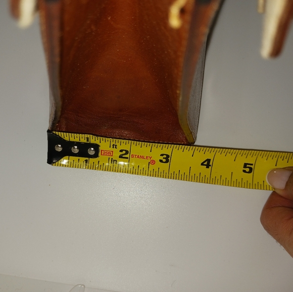 Rare 1970s Vintage FURLA structured kelly-like bag - Picture 10 of 13